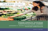 FOOD SAFETY SYSTEM CERTIFICATION 22000...Appendice 3 : Modèle de rapport d'audit d’OC pour FSSC 22000-Qualité V5 FSSC 22000 Version 5 | Mai 2019 12 sur 21 ISO 22000:2018/ISO 9001:2015