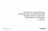 Intenção de voto presidenteIntenção de voto presidente Avaliação … · 2019-12-16 · Intenção de voto presidenteIntenção de voto presidente Avaliação governo Dilma Rousseff