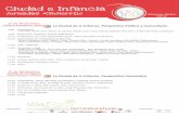 Ciudad e Infancia - Innobasque · 2016-11-07 · Leioa), Gurutze Ezkurdia (EHU-UPV) y Gotzon Bernaola (Innobasque) 9.30 - Conferencia. Francesco Tonucci (CNR Roma) 10.15 - Presentación