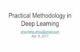 Practical Methodology in Deep Learning - zsc.github.iozsc.github.io/Practical Methodology in Deep Learning.pdf · Practical Methodology in Deep Learning shuchang.zhou@gmail.com Apr.