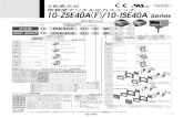 高精度デジタル圧力スイッチ 10-ZSE40AF/10-ISE40Aca01.smcworld.com/catalog/Clean/pdf/10-zseise40a.pdf型式表示方法 10-ZSE40A（F）/10-ISE40A Series 2色表示式 高精度デジタル圧力スイッチ