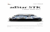 User’s Manual adStar STK · 2012-08-12 · 3-5. uart block adstar stk 보드에는 디버깅을 위한 rs-232 레벨의 uart ch0와 사용자의 어플리케이 션을 위한 uart