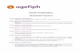 Guide d’utilisation - Agefiph · 1 Guide d’utilisation «Extranet Fusion» EVOLUTION DE LA VERSION 4.1 : Intégration de l’onglet CREA, relatif au marché « Création d’activité