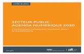 SECTEUR PUBLIC : AGENDA NUMÉRIQUE 2020 · L’agenda numérique 2020 des collectivités et des établissements publics Ce Livre Blanc a été réalisé par Gfi Informatique. Il se