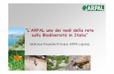 d d dll “L’ARPAL uno dei nodi della rete sulla Biodiversità in Italia” · consentano il mantenimento della coerenza della Rete natura 2000 sul territorio. Su tale base la Regione