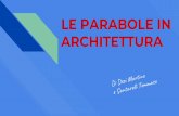 LE PARABOLE IN ARCHITETTURA · 2019-05-10 · PRESENTAZIONE DELLA PARABOLA ... colosseo,le terme di Caracalla ... La sua struttura si prolunga fino a creare un tetto per i passeggeri