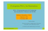 El programa PISA y las Matematicas - WordPress.com · El programa PISA y las Matematicas Antoine Bodin Research Institute of Mathematics Education University of Aix-Marseille/ France