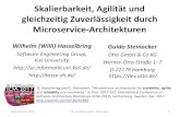 Skalierbarkeit, Agilität und gleichzeitig Zuverlässigkeit ...eprints.uni-kiel.de/38495/1/2017-06-20Architekturen.pdf · Continuous Deployment and DevOps Architekturen 2017 W. Hasselbring
