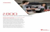 TCx 800 All-in-One POS Platformtgcs04.toshibacommerce.com/cs/groups/internet/... · • İşlemciler – Intel 7. Nesil uSeries – Celeron 3965U – Core i5- 7300U – Core i7- 7600U