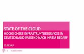 STATE OF THE CLOUD - /7BC/ · 2017-09-30 · Onboarding & Training Disaster Recovery Managed OS DSI vCloud Basis-Komponenten DSI vCloud Optionale Komponenten & ... DSI vCloud Singapore