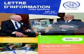 LETTRE D’INFORMATION - Morocco · développement du Maroc s’est tenue le mardi 2 juin 2015 à Rabat... Page 4 LETTRE D’INFORMATION OIM MAROC Nº 27 Avril - Juin 2015 Le Directeur