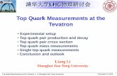 Top Quark Measurements at the Tevatron - Tsinghuahep.tsinghua.edu.cn/talks/TeVPhysicsWG7th/slides/day1... · 2019-08-09 · Top Quark Measurements at the Tevatron, L. Li (Shanghai