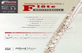 Alfred‘s Fingering CHARTS Fingering Charts for Flute F löte · B-footjoint H-Fuß oPen holes By using a flute with open holes your fingers close the tone hole and the hole in the