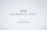 U ISOMORPHIC SWIFTpic.huodongjia.com/ganhuodocs/2017-06-19/1497852904.7.pdfBRIEF HISTORY OF SWIFT • A modern language to develop applications for Apple’s iOS and OS X platforms,