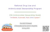 Rational Drug Use and - DMSICdmsic.moph.go.th/dmsic/admin/files/userfiles/files/... · Rational Drug Use and Antimicrobial Stewardship Program CRH Antimicrobial Stewardship Model