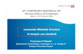 Leucemia Mieloide Cronica: la terapia con imatinibFrancescaPalandri.pdf · 2019-03-07 · Leucemia Mieloide Cronica: la terapia con imatinib. 2 GIMEMA CML WP Imatinib standard dose: