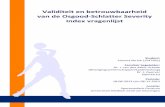 Validiteit en betrouwbaarheid van de Osgood-Schlatter Severity …scripties.umcg.eldoc.ub.rug.nl/FILES/root/geneeskunde/... · 2013-06-04 · Osgood-Schlatter is een knieblessure