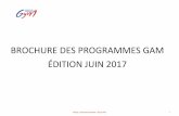 BROCHURE DES PROGRAMMES GAM ÉDITION JUIN 2017asgg.fr/wp-content/uploads/2013/09/FFGym-Brochure...BROCHURE DES PROGRAMMES GAM ÉDITION JUIN 2017 FFGym - Document provisoire - 29 juin