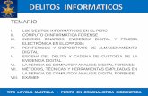 TEMARIO · 2015-10-18 · legislacion - delitos informaticos y computacionales en el peru 13. ordenanzas - establecen prohibiciones y sanciones al acceso a pÁginas pornogrÁficas