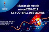 Réunion de rentrée saison 2018-2019 LE FOOTBALL …...Rennes Pop : 671 845 Stade de la route de Lorient Capacité : 29 778 Club : Stade Rennais FC RENNES Reims Pop : 314 175 Stade