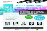 .NET Developer DDC Conference 2014...Partnerkonferenz: Web Developer WDC Conference 2014 KOMPAKT 01. Dez. 2014 abend-ent bei SensioLabs Sponsoren: DDC kompakt // Konferenz – 02.