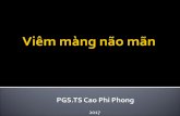PGS.TS Cao Phi Phongthuchanhthankinh.com/userupload-thuchanhthankinh... · Bn nữ 48 tuổi nhập viện vì đau đầu, đau cơ, buồn nôn và nôn ói, mệt mõi, ăn uống