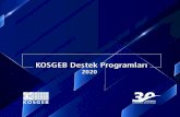 KOSGEB Destek Programları...KOBİ Destek Programı Uluslararası İlişkiler İşletmelerin ve KOBİ’lerin Rekabet Edebilirliği Programı (COSME) İş Birliği Destek Programı