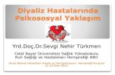 Diyaliz Hastalarında Psikososyal Yaklaşım · 2016-11-25 · Diyaliz Hastalarında Psikososyal Yaklaım Yrd.Doç.Dr.Sevgi Nehir Türkmen Celal Bayar Üniversitesi Sağlık Yüksekokulu