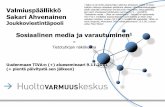 Sakari Ahvenainen ”Sosiaalinen media...2011/11/09  · Valmiuspäällikkö Sakari Ahvenainen Joukkoviestintäpooli Sosiaalinen media ja varautuminen1 Tietotutkijan näkökulma Uudenmaan