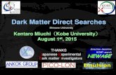 Dark Matter Direct Searches - Kobe Universityppmiuchi/work/pre_dom/miuchi...2015/08/01  · Dark Matter Direct Searches THANKS Japanese Experimental Dark matter Investigators Kentaro