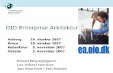 OIO Enterprise Arkitektur - digitaliser · Michael Bang Kjeldgaard Lars Wilkens Henriksen Jens Peter Koch / Emil Broholm Aalborg 29. oktober 2007 Århus 30. oktober 2007 København