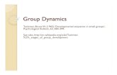 Group Dynamics - University of WashingtonGroup structure, interpersonal relations among group members ! Task the group needs to accomplish together ! The group dynamics may get in