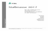 Stallmasse für die Haltung von Nutztieren im ... - Bio Suisse › media › de › pdf2017 › ... · Stallmasse 2017 . für die Haltung von Nutztieren im biologischen Landbau in