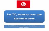 Les TIC, moteurs pour une Economie Verte - Tunisie industrie › fr › download › news › 2017 › IACE_SNEV_ChM_VD… · En Tunisie, le modèle de développement appliqué durant