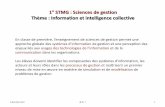 1 STMG : Sciences de gestion Thème : Information …eco-gestion.spip.ac-rouen.fr/IMG/pdf/diaporama_si_-_.pdfLe système d’information c’est la même chose que le système informatique.