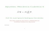 Apuntes: Mecánica Cuántica IIw3.esfm.ipn.mx/.../presentaciones/Apuntes_Dr_Juan_Ignacio-MV-parte1-ok.pdf · Apuntes: Mecánica Cuántica II Prof. Dr. Juan Ignacio Rodríguez Hernández