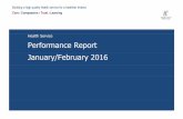 Health Service Performance Report January/February 2016€¦ · Health Service Performance Report January/February 2016 5 Quality and Patient Safety National Incident Management Training
