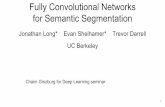 UC Berkeley Fully Convolutional Networks for Semantic ... · BoxSup: Exploiting Bounding Boxes to Supervise Convolutional Networks for Semantic Segmentation. Dai et al. 2015. FCNs