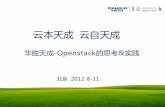 -Openstack 的思考 实践‚“昳-OpenStack实践与思考.pdf · Openstack 为使用者带来 高性价比的 ... 软件负载均衡自动化 负载均衡，采用HAProxy SaaS服务的基础套件