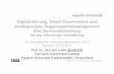 Digitalisierung, Smart Government und strategisches ... › evk-downloads › vortraege2017 › fo_strateg… · 01/01/2017  · Kenntnisse alternativer realer und IT-Methoden 9.