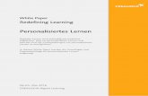 Personalisiertes Lernen - Crealogix › ch › wp-content › uploads › sites › ... · Learning Management Systeme (LMS) oder auch Learning Content Management Systeme (LCMS) werden