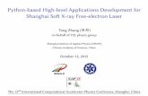 Python-Based High-Level Applications Development for ... › ICAP2015 › talks › modwc4_talk.pdf · Python-based High-level Applications Development for Shanghai So† X-ray Free-electron