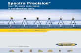 Spectra Precision レーザ総合カタログ （2014.06）...Spectra Precision® Over 45 years experience in construction tools スペクトラ プレシジョン レーザ 総合カタログ