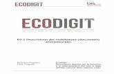 D2.2 Descrizione del middleware (documento architetturale)ecodigit.dtclazio.it/deliverable/EcoDigit_D2_2.pdf · 2020-01-15 · D2.2 Work Package: WP2 T2.2 Deliverable Dovuto il: 2