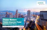 Power Matters – Totally Integrated Power (Präsentation)... · 2020-02-14 · Power Matters Totally Integrated Power Zuverlässig. Sicher. Effizient. siemens.de/tip