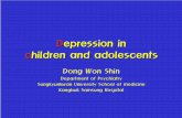 Depression in children and adolescents · 2011-06-09 · Psychotic depression in adolescents • Family history of bipolar and psychotic depression • More severe depression •