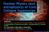 Nuclear Physics (and Astrophysics) of Core Collapse Supernovaearchive.jinaweb.org/docs/MSU_0308.pdf · Core Collapse Supernovae present an interesting Nuclear Physics problem in that