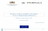 Projet Achats publics durables et éco-étiquetage (Maroc)€¦ · Projet Achats publics durables et éco-étiquetage (Maroc) Rapport de priorisation APD 01 février 2016 Meriem HOUZIR