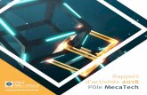 d’activités 2018 - Pôle MecaTech · le cadre du programme Made Different | Digital Wallonia de l’Agence du Numérique. Le Pôle MecaTech a continué le déploiement du programme