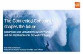 The Connected Consumer - GfK · Content Marketing Marketing as a service Brand Experience Integrierte Performance Marketing ROI ... Was macht Markenführung im Zeitalter der digitalen